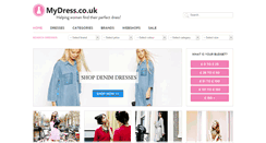 Desktop Screenshot of mydress.co.uk
