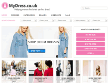 Tablet Screenshot of mydress.co.uk